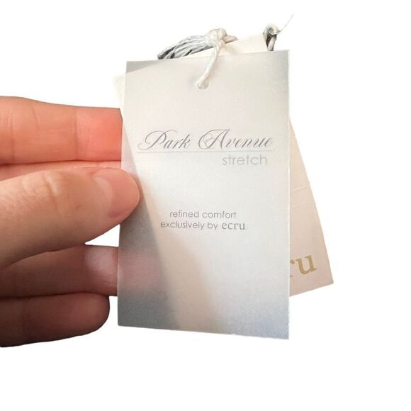 NWT! Ecru Springfield pull on pants in windowpane - Picture 4 of 10